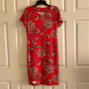 NWOT Floral Short Sleeve Dress from Shanghai’s Garment Market. Size M